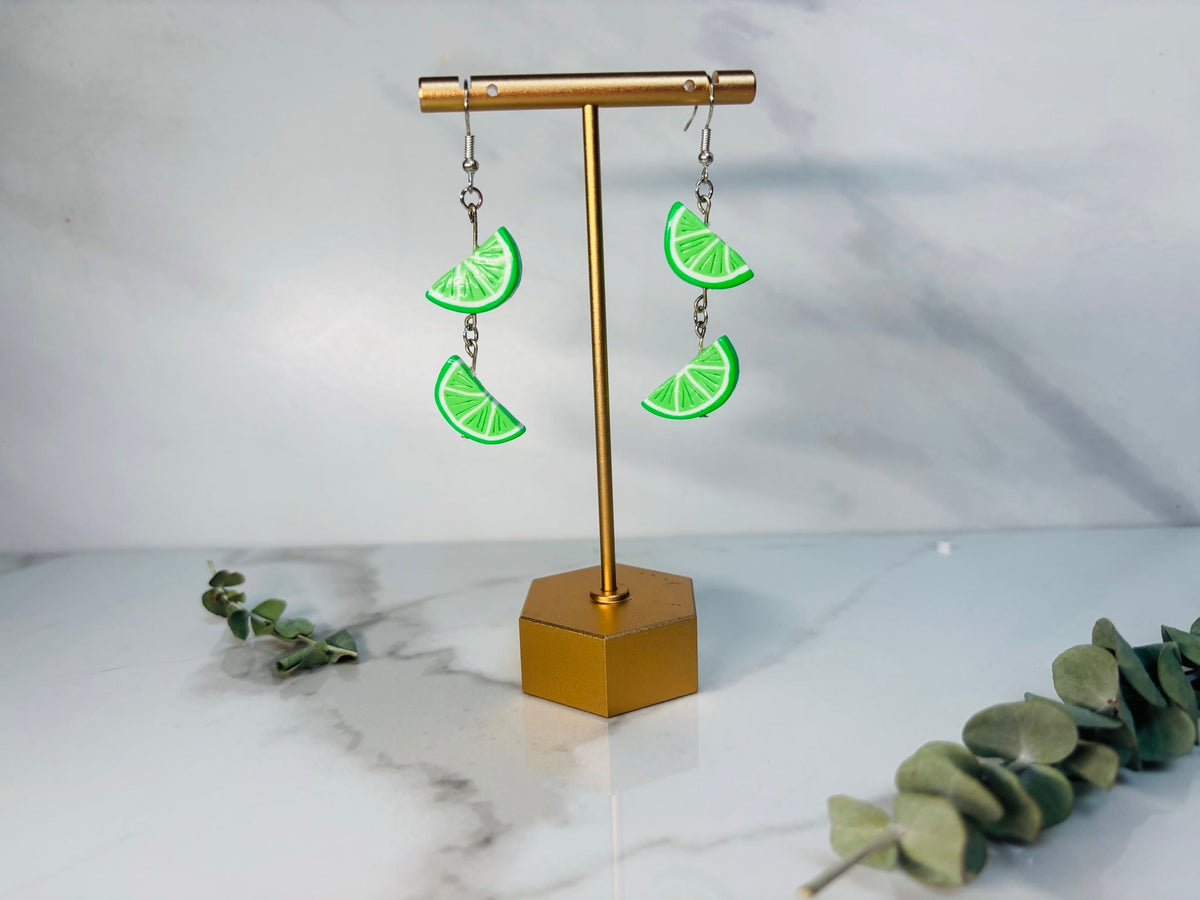 Limes handmade earrings