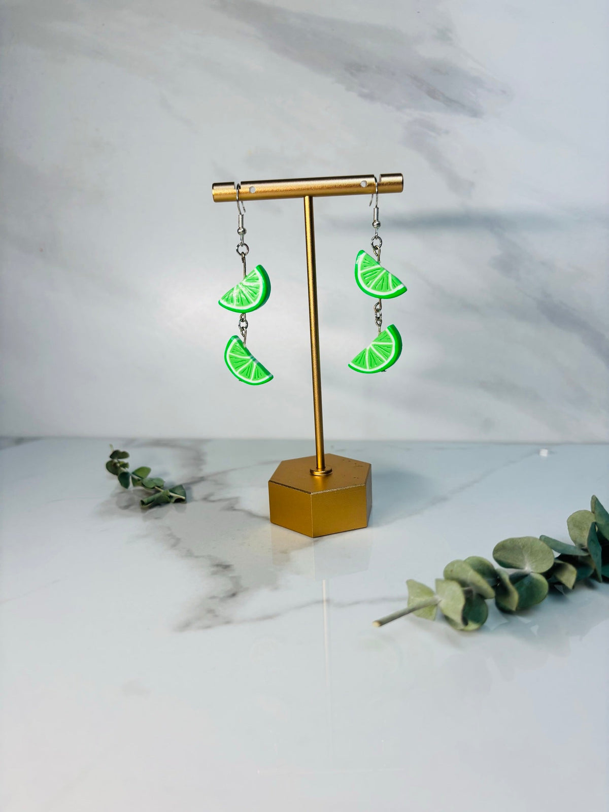 Limes handmade earrings
