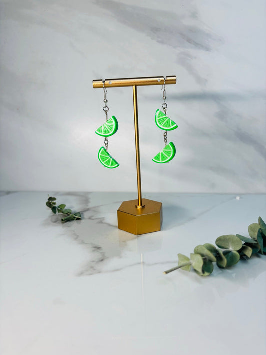 Limes handmade earrings