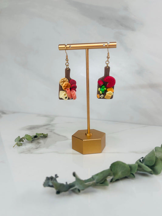 Charcuterie Square Board Earrings